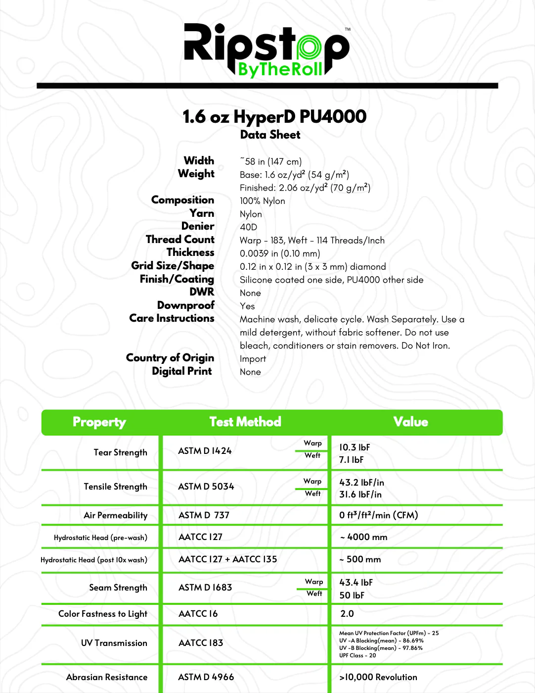 1.6 oz HyperD™ PU4000 - Full Roll - Image 6