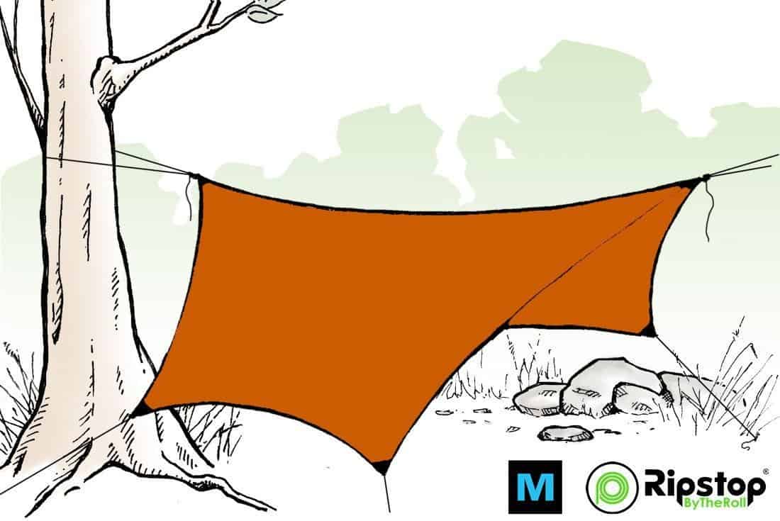Pre-Cut HEX12 Ultralight Tarp Kit