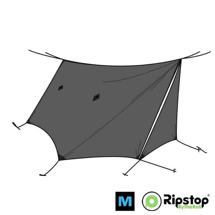 Pre-Cut WINTER12 Ultralight Tarp Kit - Image 2