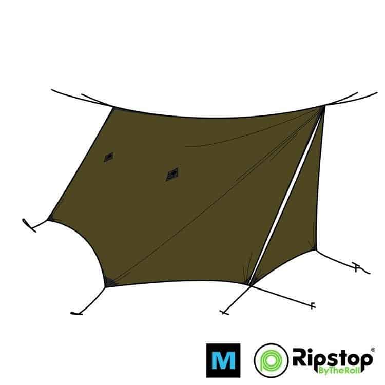 Pre-Cut WINTER12 Ultralight Tarp Kit - Image 3